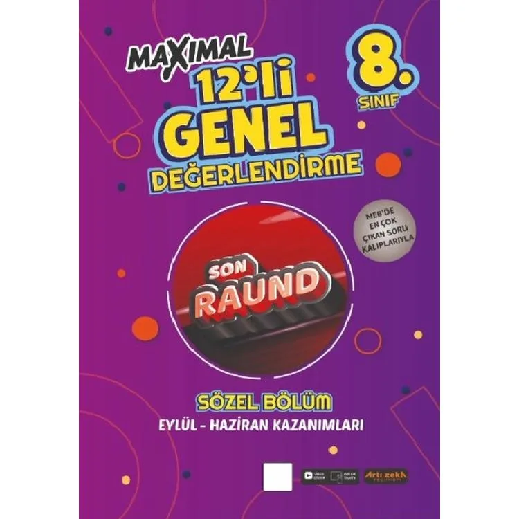 ARTI ZEKA MAXIMAL 12'Lİ SON RAUND SÖZEL GENEL DEĞERLENDİRME