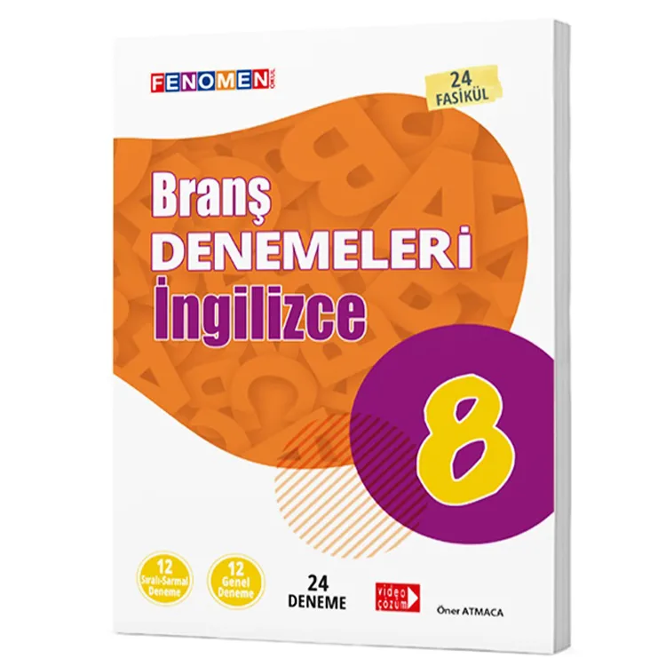 FENOMEN 8. SINIF İNGİLİZCE BRANŞ DENEMELERİ 24 DENEME