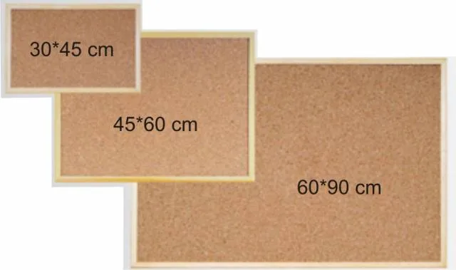 PANDA 30x45 AHŞAP ÇERÇEVE MANTAR PANO - PAN 114