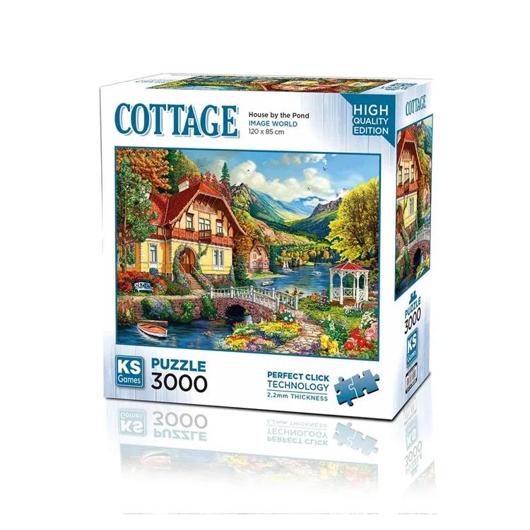 KS GAMES 23015 HOUSE BY THE POND 120x85cm YAPBOZ/PUZZLE 3000 PARÇA