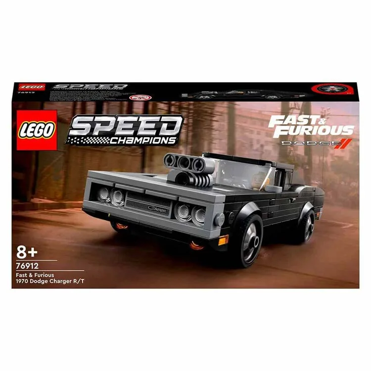 LEGO SPEED 76912 FAST& FURIOUS 1970 DODGE CHARGER R/T 345 PARÇA 8+