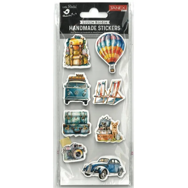 TANEX HANDMADE TNX-28008 DEKORATİF ETİKETLER - UÇAN BALONLAR SERİSİ STICKER - TEKLİ