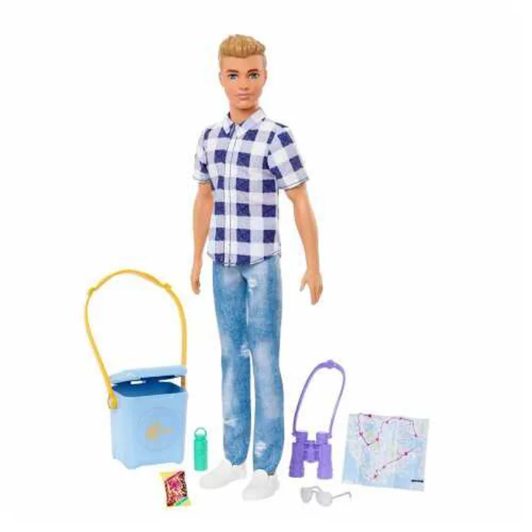 MATTEL HHR66 BARBIE KEN KAMPA GİDİYOR OYUN SETİ
