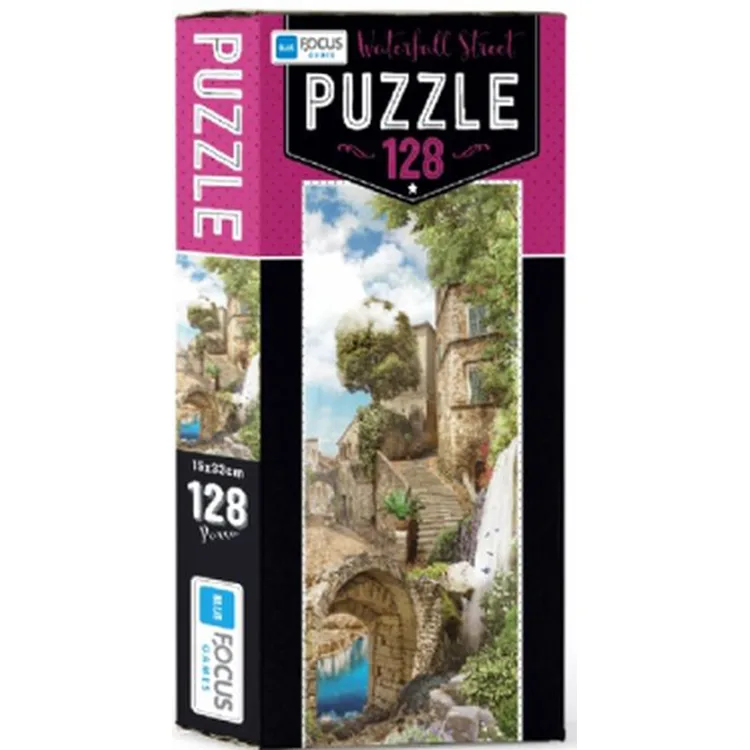 BLUE FOCUS BF205 WATERFALL STREET PUZZLE YAPBOZ 15x33cm 128 PARÇA