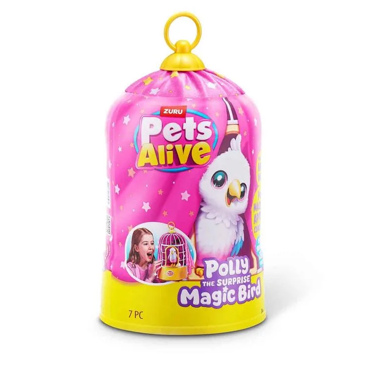 GIOCHI ZURU PEL8000 PETS ALIVE POLLY THE SURPRISE SİHİRLİ KUŞ POLLY 3+