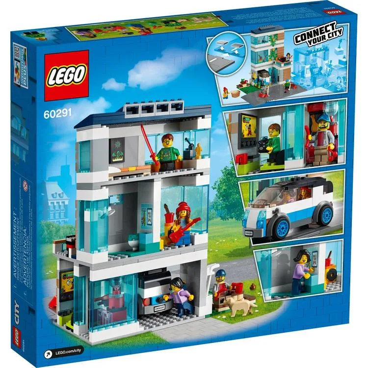 LEGO 60291 CITY AİLE EVİ 388 PARÇA 5+