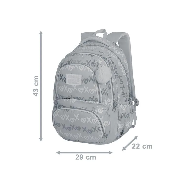 CORAL HIGH 24466 PUDRA DESENLİ DÖRT BÖLMELİ SIRT ÇANTASI