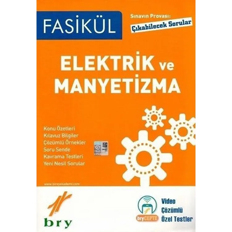 BİREY FİZİK ELEKTRİK VE MANYETİZMA HAREKET SINAVIN PROVASI ÇIKABİLECEK SORULAR FASİKÜL