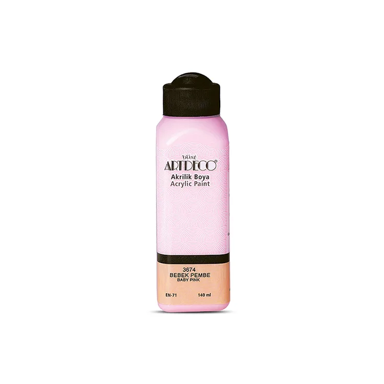 ARTDECO AKRİLİK BOYA 140 ML. BEBEK PEMBE