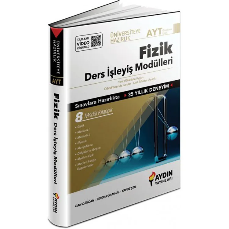 AYDIN ÜNİVERSİTEYE HAZIRLIK AYT FİZİK DERS İŞLEYİŞ MODÜLLERİ