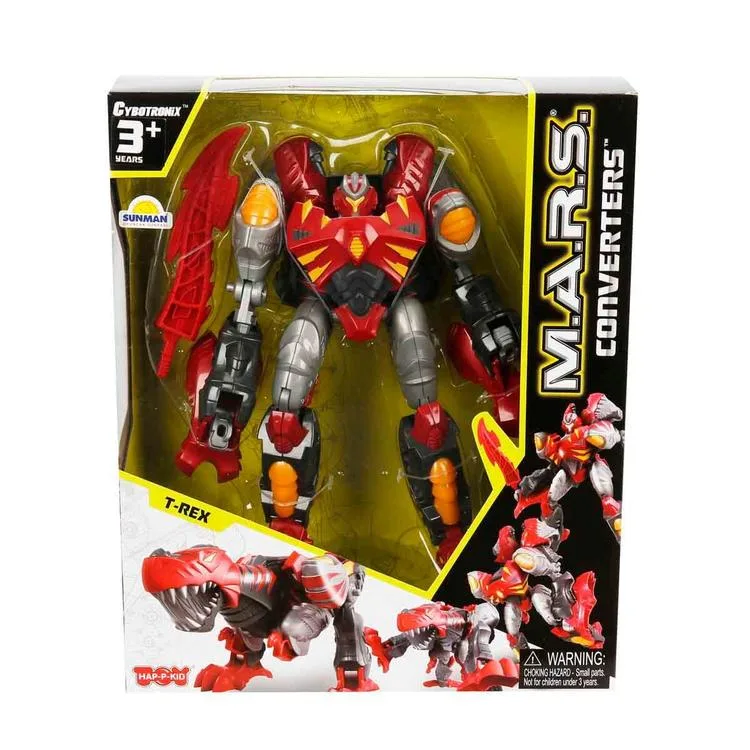 SUNMAN 4116 M.A.R.S. CONVERTERS T-REX SESLİ IŞIKLI DÖNÜŞEBİLEN ROBOT DİNAZOR 3+