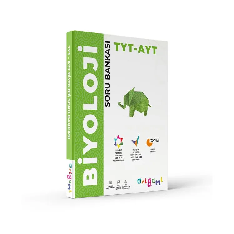TAMMAT YAYINCILIK TYT-AYT BİYOLOJİ ORİGAMİ SORU BANKASI