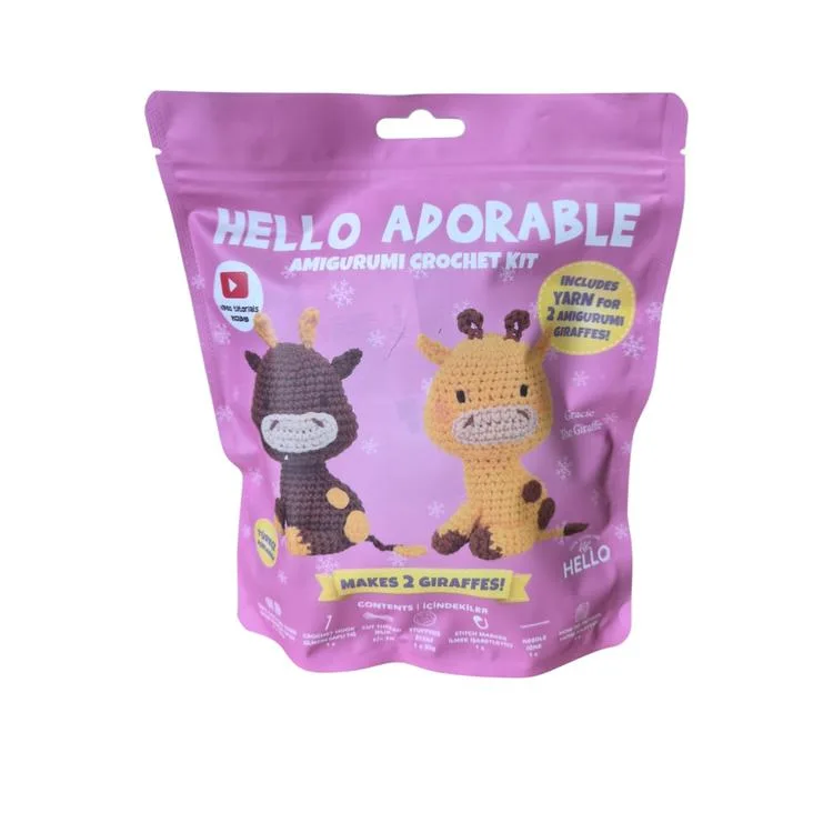 HELLO CRAFTS HC977 ADORABLE AMIGURUMI ÖRGÜ KİTİ - GRACIE THE GIRAFFE(1 SET)