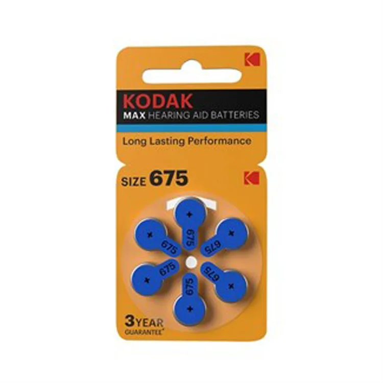 KODAK KULAKLIK PİLİ P675 1.45V 6'LI