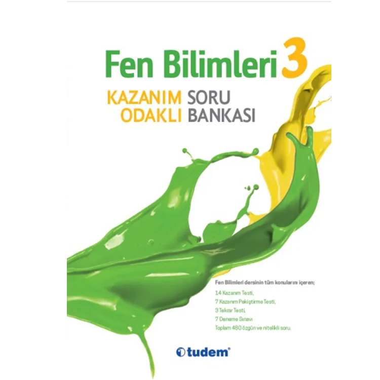 TUDEM 3. SINIF FEN BİLİMLERİ + HAYAT BİLGİ KAZANIM ODAKLI SORU BANKASI
