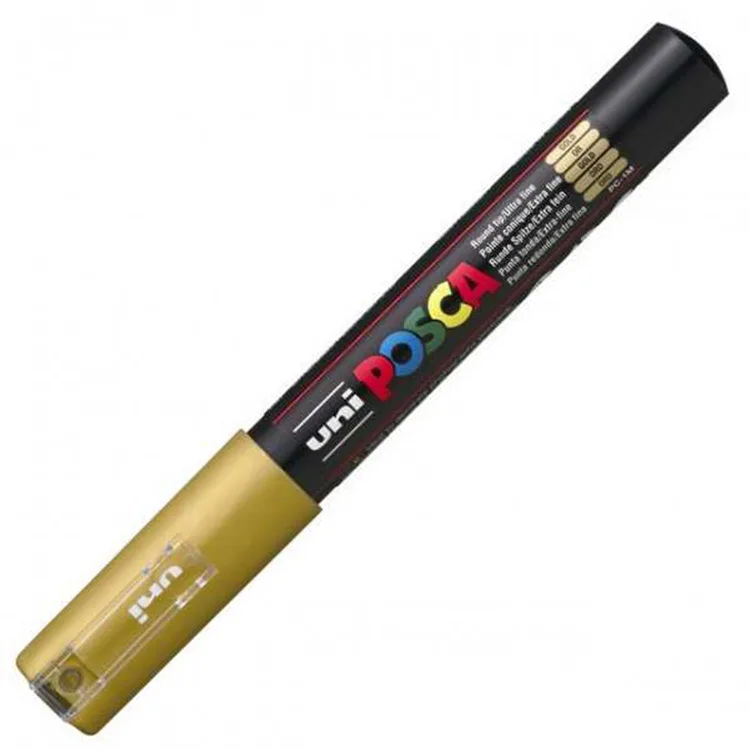 UNİ POSCA SU BAZLI POSTER MARKER 0.7 ALTIN PC-1M