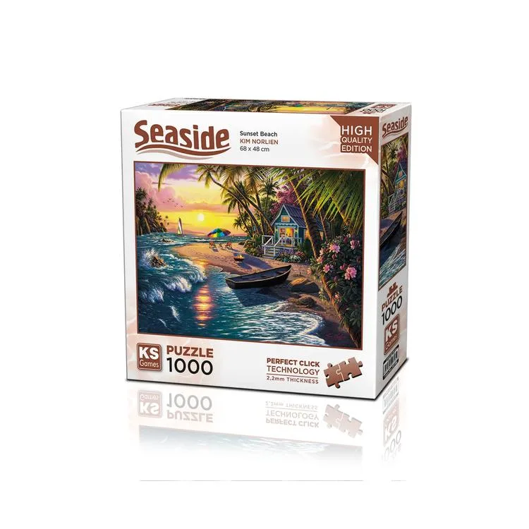 KS GAMES 20798 SUNSET BEACH 68x48cm YAPBOZ/PUZZLE 1000 PARÇA