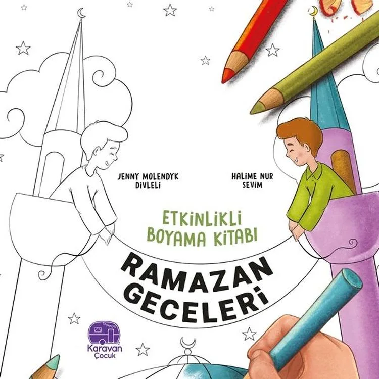 ETKİNLİKLİ BOYAMA KİTABI - RAMAZAN GECELERİ