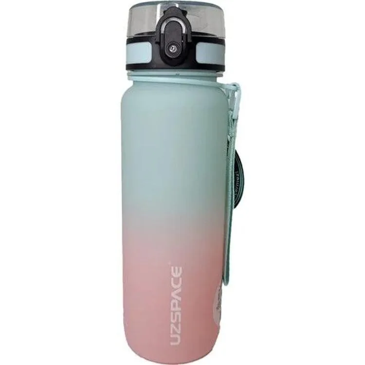 UZSPACE 3053-6 TRITAN SOFT TOUCH MATARA PİPETSİZ 800 ML GRADIENT RENK MINT- PINK