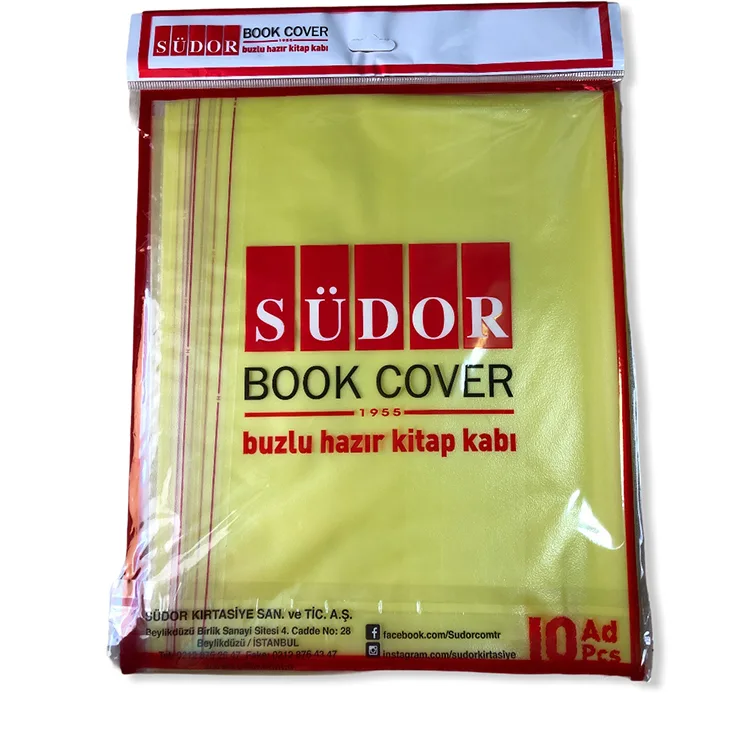 SÜDOR SAN567 HAZIR KİTAP KABI BUZLU RENKLİ 10 LU
