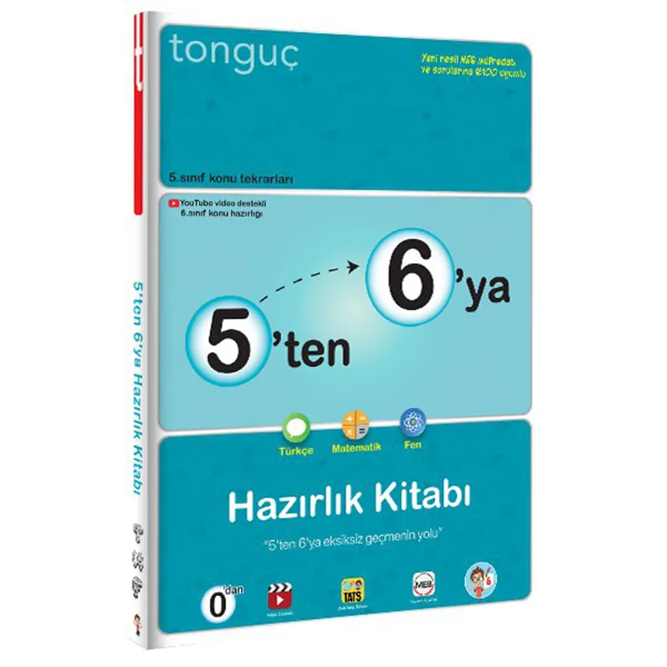 TONGUÇ 5' TEN 6' YA HAZIRLIK KİTABI