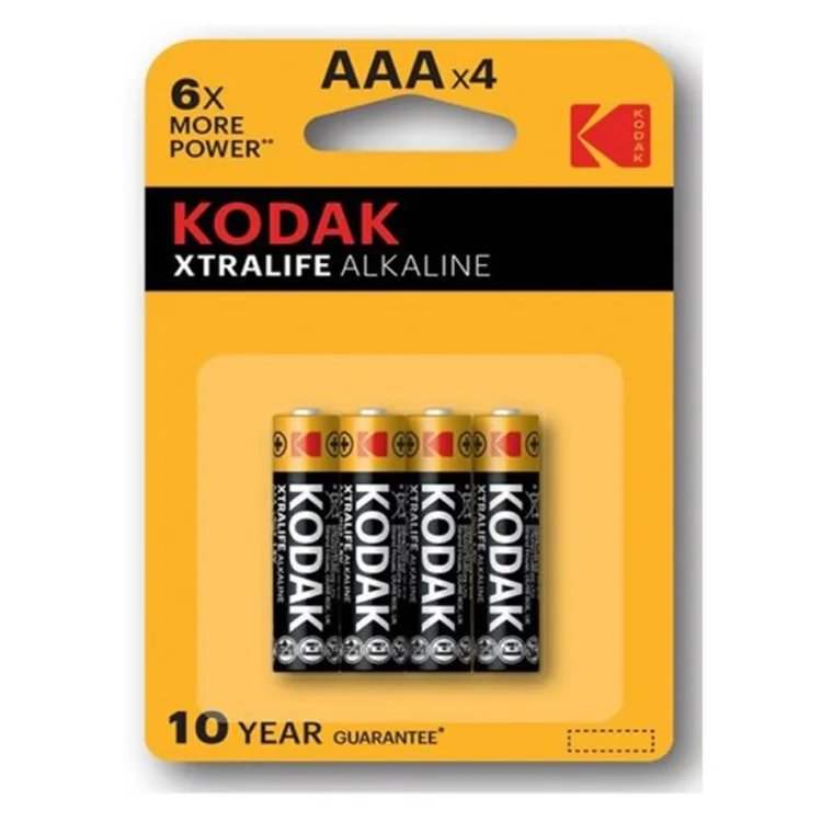 KODAK XTRALIFE ALKALİN AAA 4'LÜ