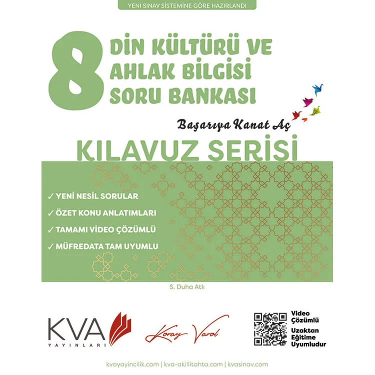 KORAY VAROL AKADEMİ KILAVUZ SERİSİ 8. SINIF DİN KÜLTÜRÜ VE AHLAK BİLGİSİ SORU BANKASI