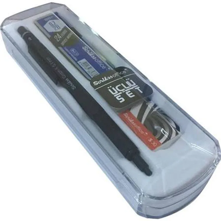 SCRIKSS GRAPH-X METAL 0.7MM VERSATİL KALEM SETİ SİYAH