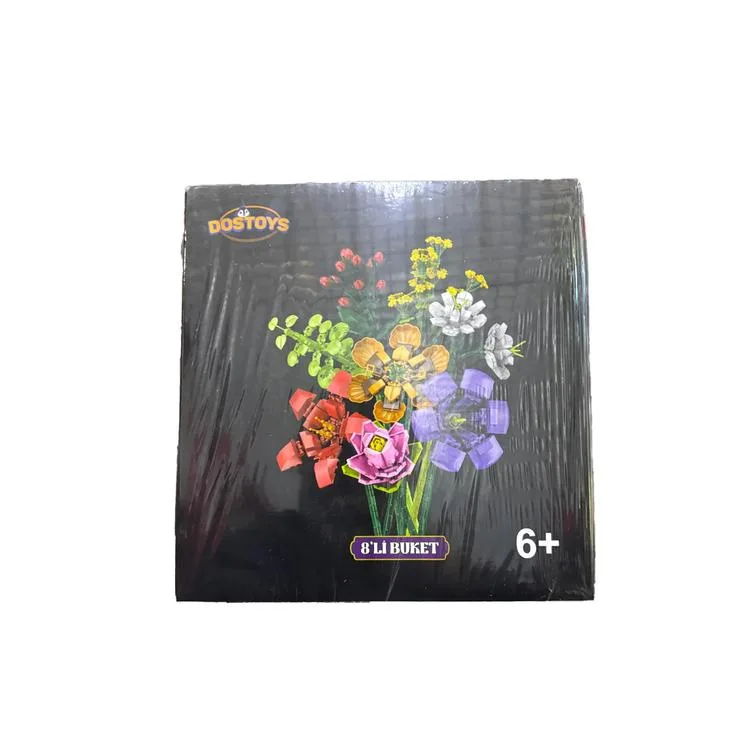 DOSTOYS 087A BLOK OYUNCAK 8'Lİ BUKET 6+
