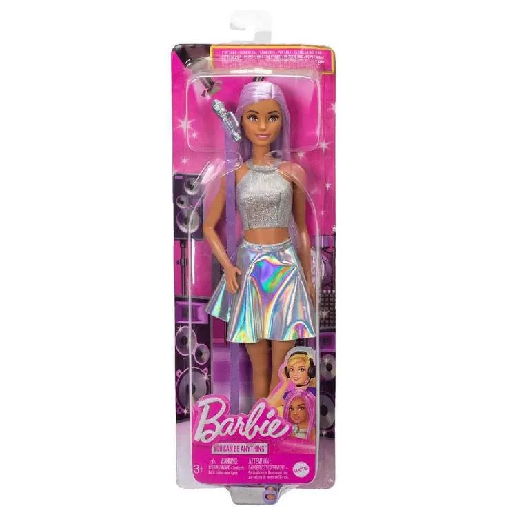 MATTEL DVF50 BARBIE KARİYER BEBEKLERİ JCW42 - POP YILDIZI