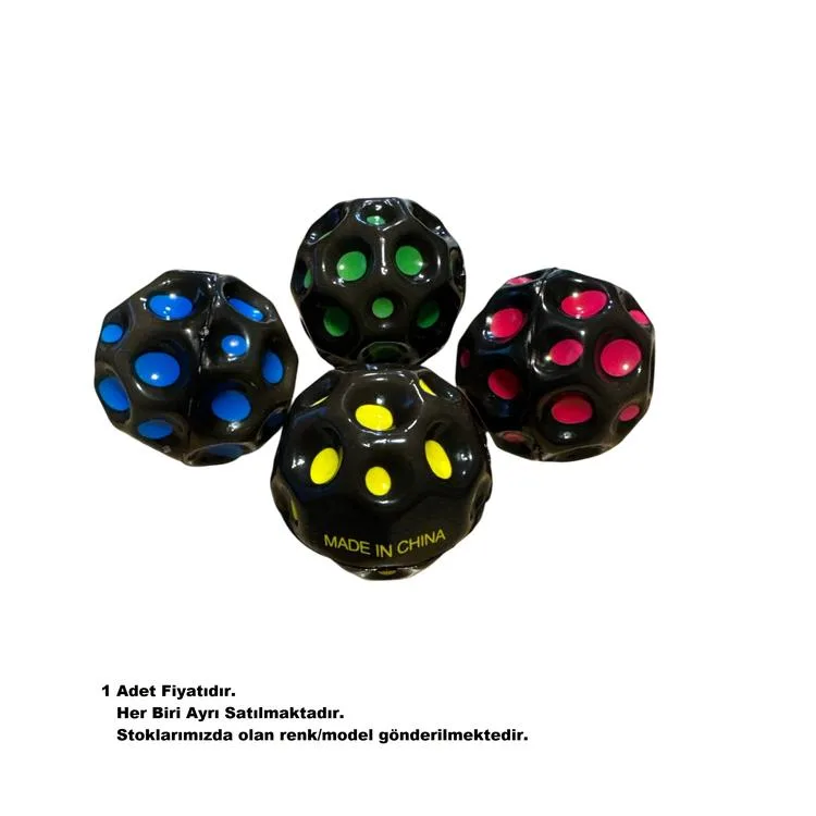 ZİZU DK2869 MOON BALL RAINBOW/CANLI RENKLER ZIPLAYAN AY TOPU (KARIŞIK RENK) 3+ TEKLİ
