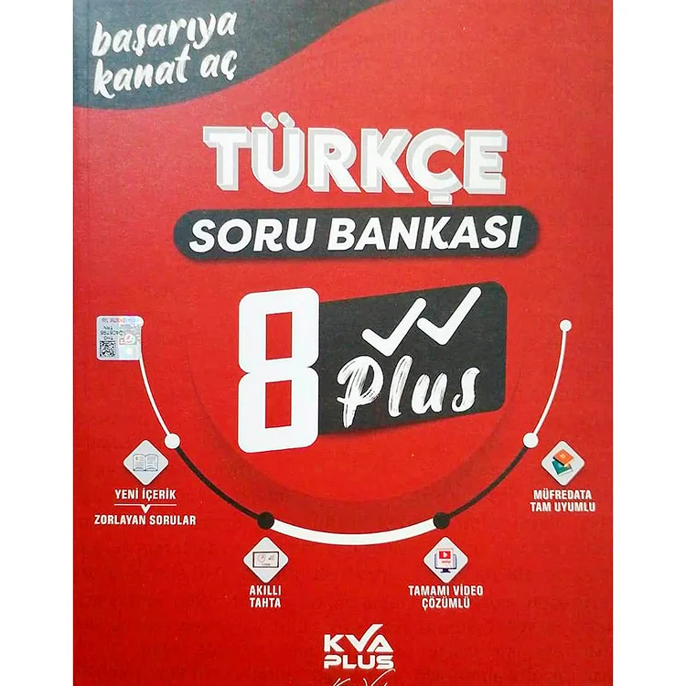 KORAY VAROL AKADEMİ 8. SINIF LGS PLUS SERİSİ TÜRKÇE SORU BANKASI