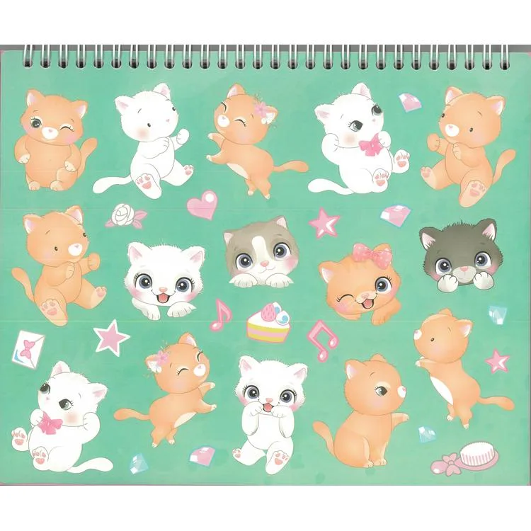 GIPTA STYLE ON K9018 STICKERLI MODA TASARIM DEFTERİ 21X25 SKETCH BOOK