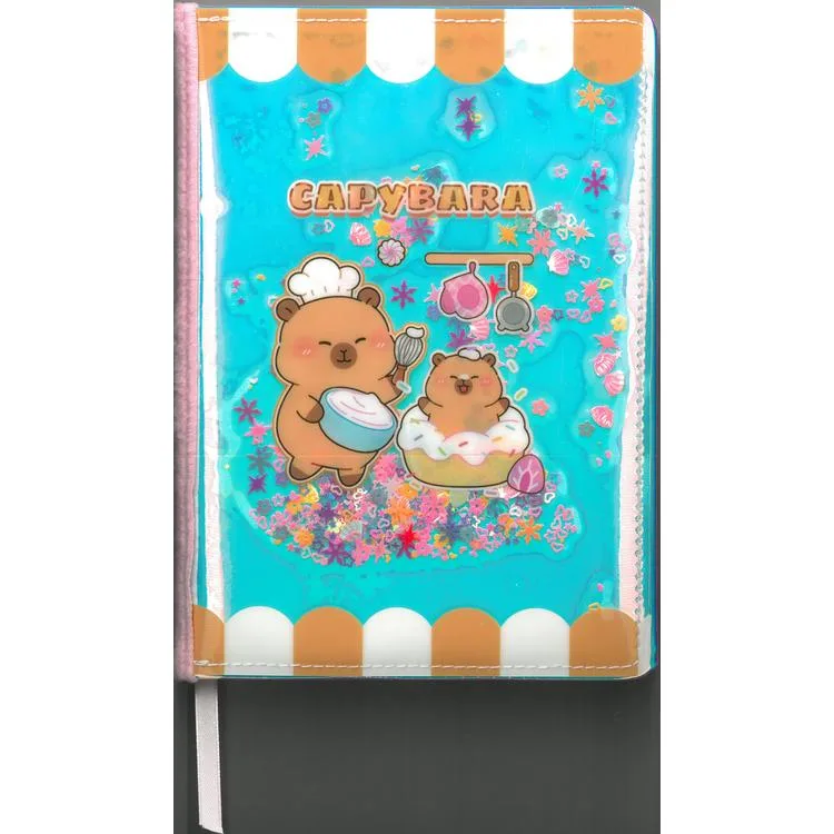 MİKRO GN-646 CAPYBARA SCALY - PULLU PVC KAPAK NOT DEFTERİ 80YP. ÇİZGİLİ - TEKLİ
