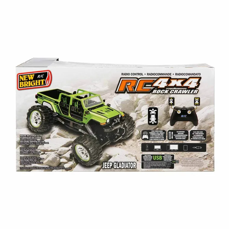 SUNMAN 61447U JEEP 4X4 2.4 GHZ GLADIATOR ROCK CRAWLER PİLLİ USB KABLOLU UZAKTAN KUMANDALI ARABA 6+