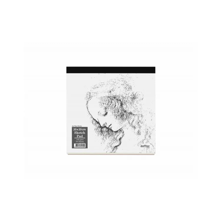 DEFFTER ESKİZ DEFTERİ BEYAZ / CİLTLİ 20X20 cm
