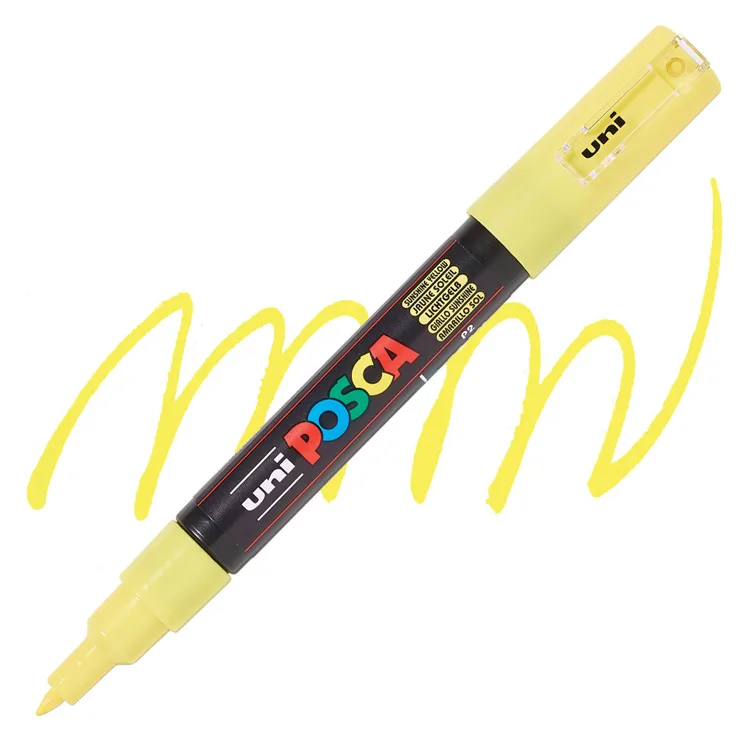 UNİ POSCA SU BAZLI POSTER MARKER 0.7 GÜNEŞ SARISI PC-1M