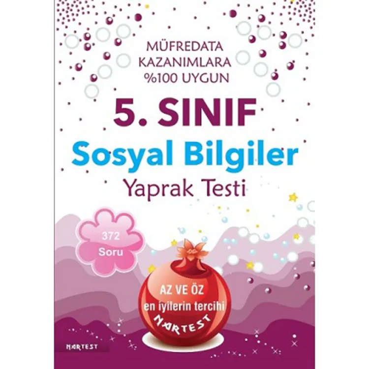 NARTEST 5. SINIF SOSYAL BİLGİLER YAPRAK TEST - YENİ MÜFREDAT