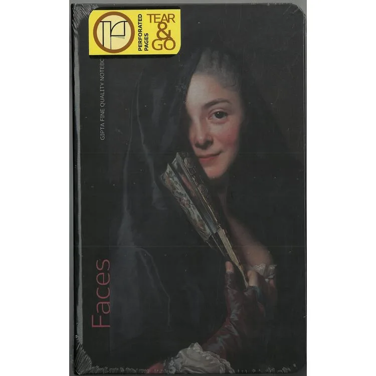 GIPTA FACES İPLİK DİKİŞLİ SERT KAPAK BLOKNOT 13x21cm 120 YP ÇİZGİLİ DEFTER - TEKLİ