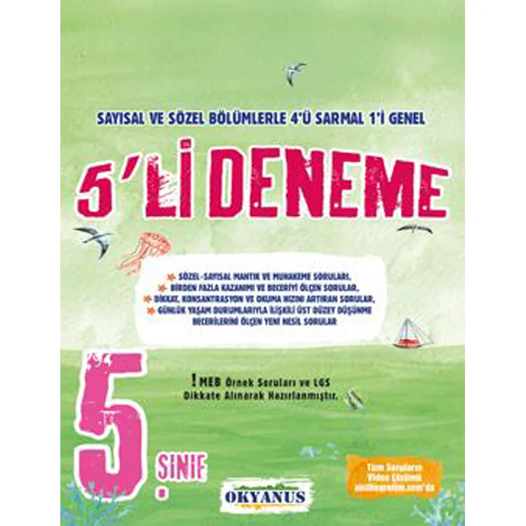 OKYANUS 5. SINIF 5'Lİ DENEME