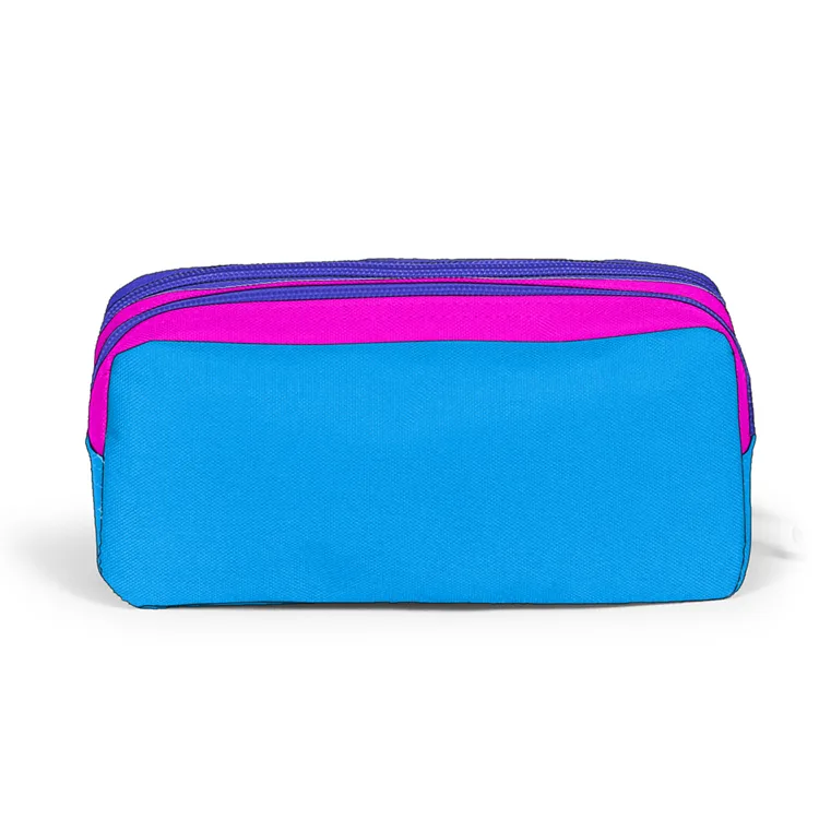 CORAL HIGH 22273 SPORT PEMBE MAVİ İKİ BÖLMELİ KALEM ÇANTASI