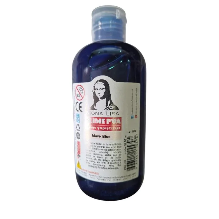 SÜDOR SL07-4 SLIME SIVI YAPIŞTIRICI 250 ML MAVİ