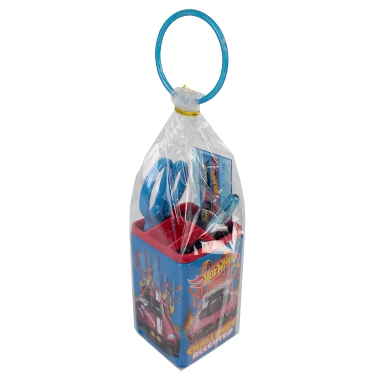 CEM HOTWHEELS HW-2986 METAL KIRTASİYE SETİ 6 PARÇA
