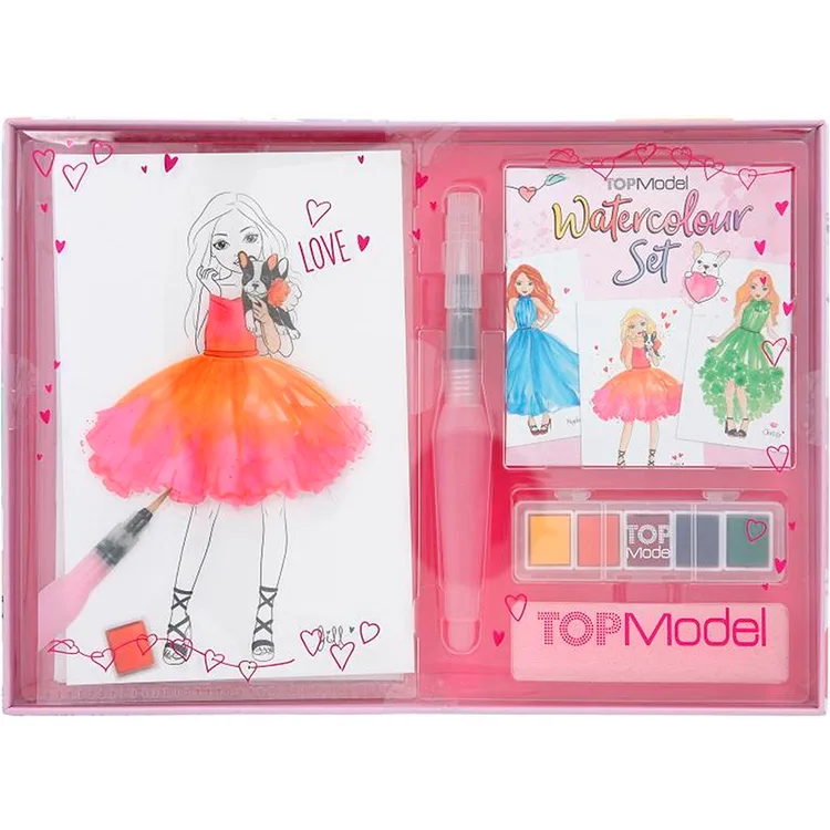 TOP MODEL DEFTERLİ SULU BOYA SETİ