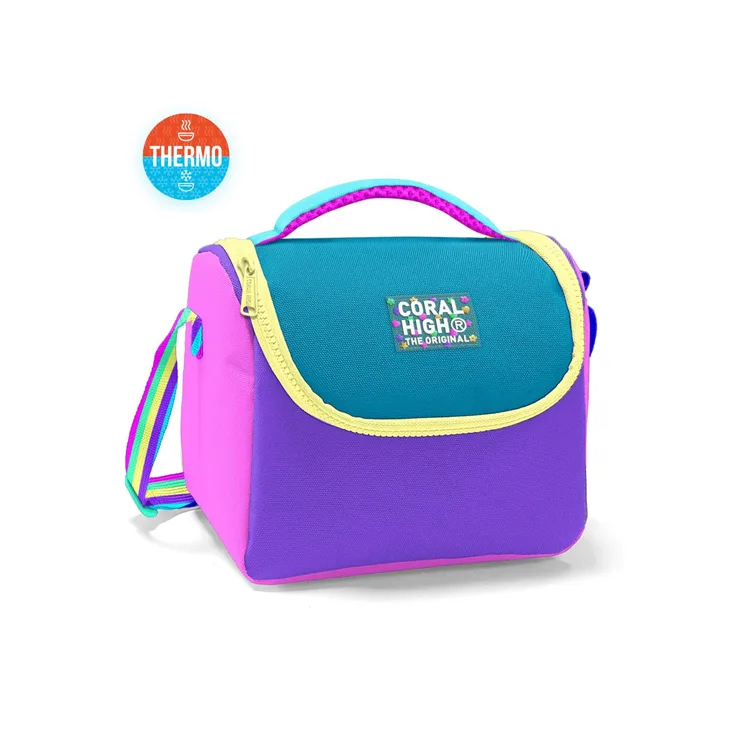 CORAL HIGH 11759 KIDS PEMBE PASTEL RENKLİ THERMO BESLENME ÇANTASI