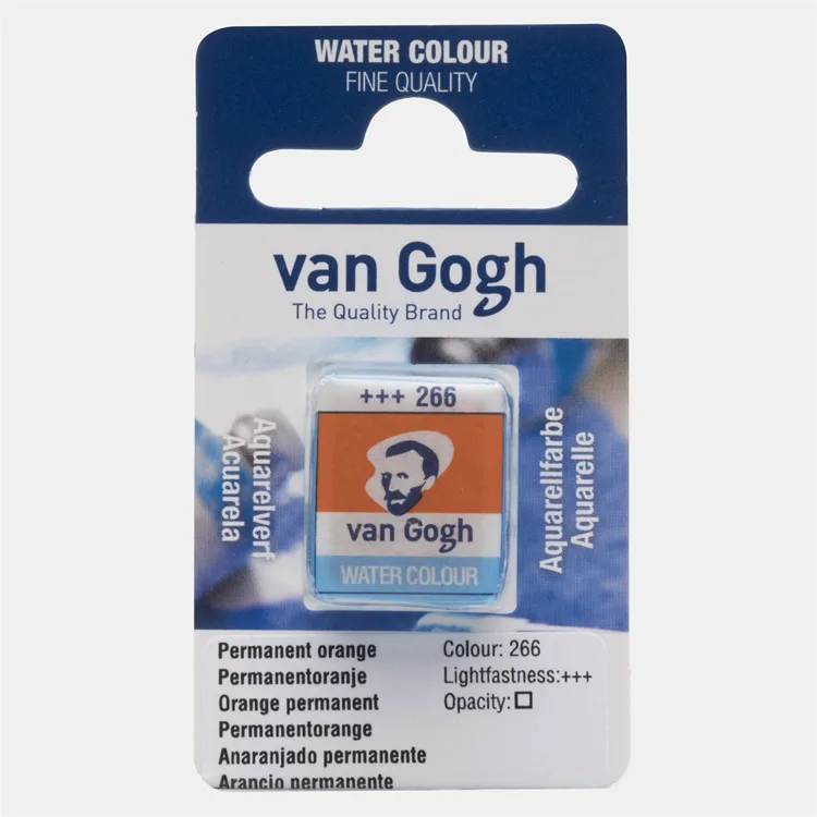 VAN GOGH 20862661 TABLET SULU BOYA YEDEĞİ - PARMANENT ORANGE 266