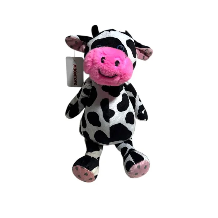 MOONTOYS PELUŞ İNEK 30 CM