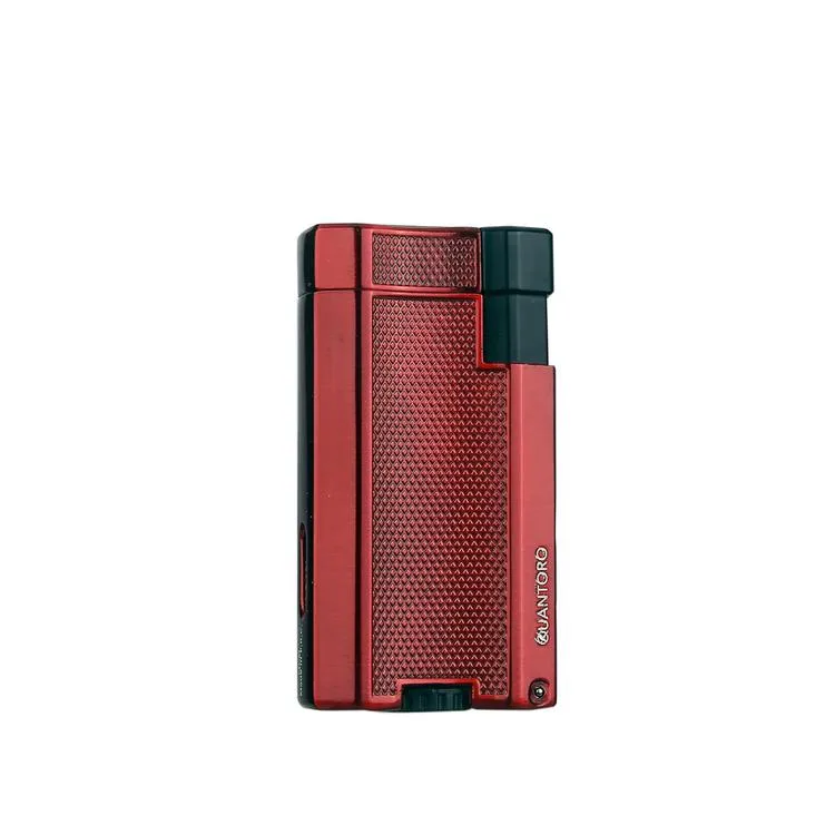 QUANTORO MGM04-2 DELİCİLİ ÇİFT TORCH – JET ALEV ÇAKMAK – KIRMIZI