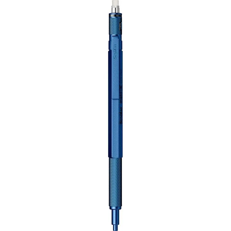 SCRIKSS MATRI-X VERSATİL KALEM 0.5 ŞEFFAF AMBALAJ METALİK MAVİ