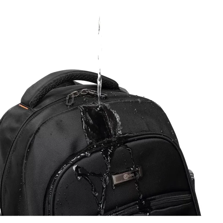 LENOVA LECOO BG02 17 İNÇ LAPTOP BÖLMELİ ÇOK FONKSİYONLU WATERPROOF SIRT ÇANTASI SİYAH